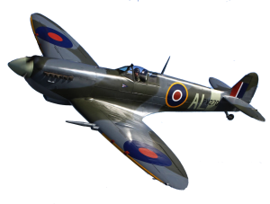 RAF Spitfire providing support to the forces